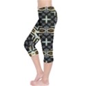 Faux Animal Print Pattern Capri Leggings  View3