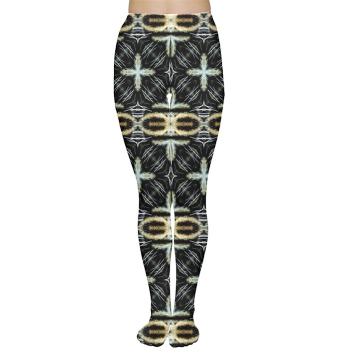 Faux Animal Print Pattern Tights