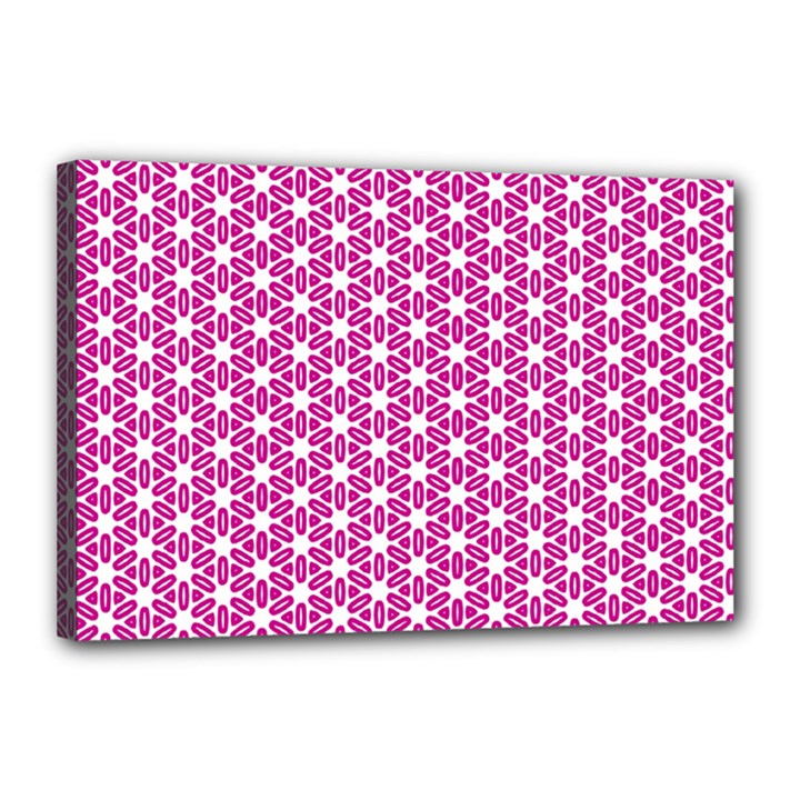 Cute Pretty Elegant Pattern Canvas 18  x 12  (Framed)