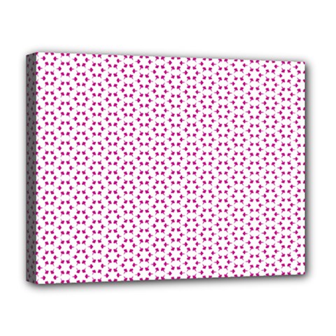 Cute Pretty Elegant Pattern Canvas 14  X 11  (framed) by GardenOfOphir