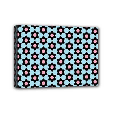 Cute Pretty Elegant Pattern Mini Canvas 7  X 5  (framed)