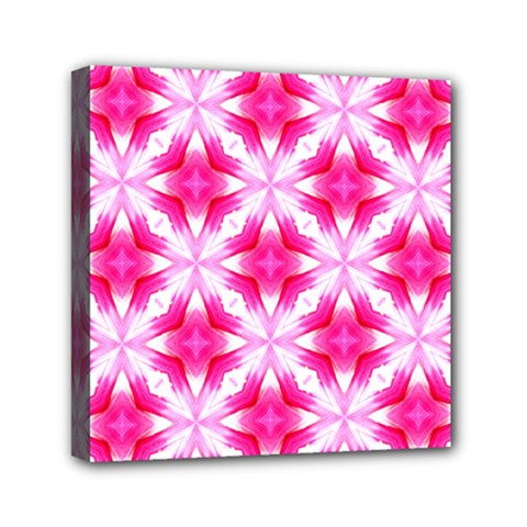 Cute Pretty Elegant Pattern Mini Canvas 6  X 6  (framed)