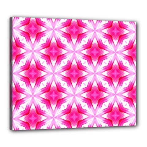 Cute Pretty Elegant Pattern Canvas 24  X 20  (framed)