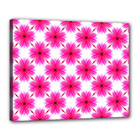 Cute Pretty Elegant Pattern Canvas 20  X 16  (framed)