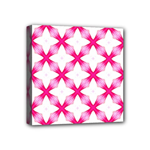 Cute Pretty Elegant Pattern Mini Canvas 4  X 4  (framed)