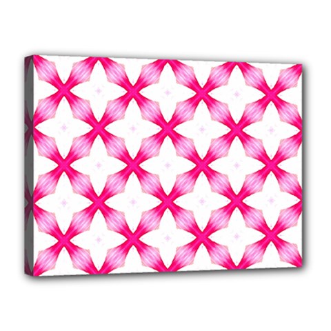 Cute Pretty Elegant Pattern Canvas 16  X 12  (framed)