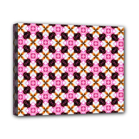 Cute Pretty Elegant Pattern Canvas 10  X 8  (framed) by GardenOfOphir