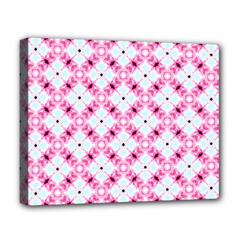 Cute Pretty Elegant Pattern Deluxe Canvas 20  X 16  (framed)