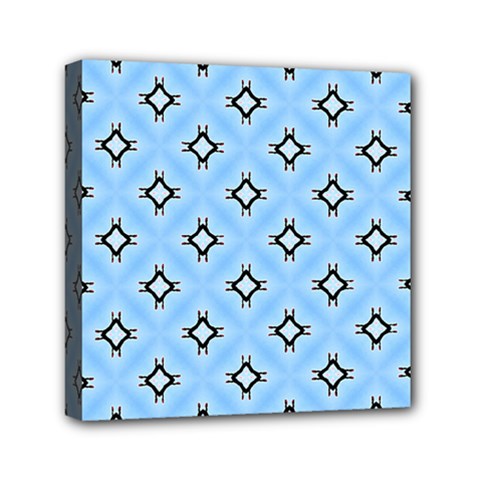 Cute Pretty Elegant Pattern Mini Canvas 6  X 6  (framed)