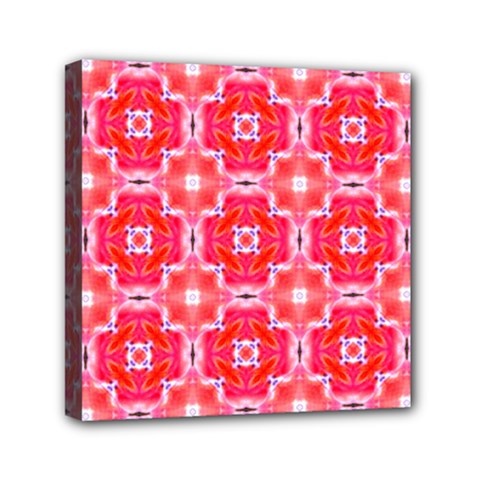 Cute Pretty Elegant Pattern Mini Canvas 6  X 6  (framed)