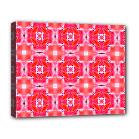 Cute Pretty Elegant Pattern Deluxe Canvas 20  X 16  (framed)