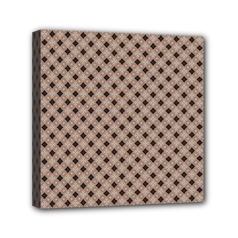 Cute Pretty Elegant Pattern Mini Canvas 6  X 6  (framed)