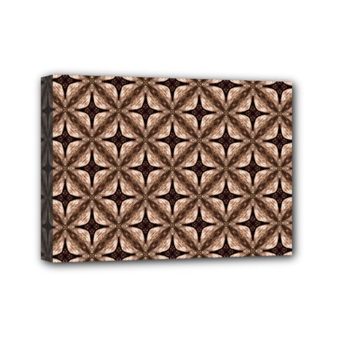 Cute Pretty Elegant Pattern Mini Canvas 7  X 5  (framed) by GardenOfOphir