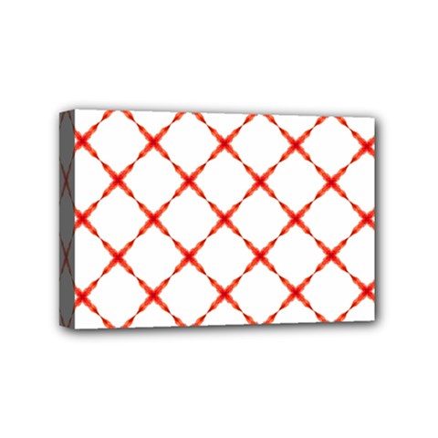 Cute Pretty Elegant Pattern Mini Canvas 6  X 4  (framed) by GardenOfOphir