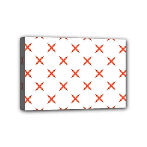 Cute Pretty Elegant Pattern Mini Canvas 6  X 4  (framed)