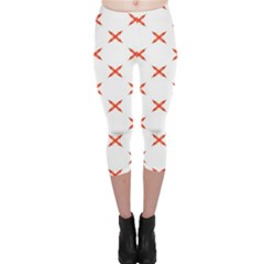 Cute Pretty Elegant Pattern Capri Leggings 