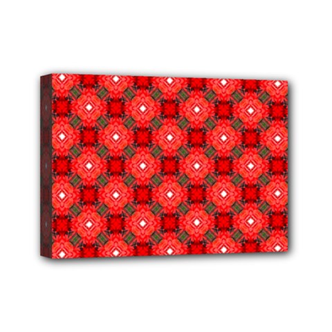 Cute Pretty Elegant Pattern Mini Canvas 7  X 5  (framed)