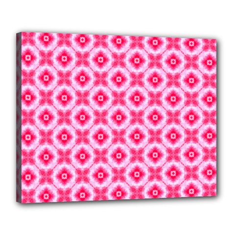 Cute Pretty Elegant Pattern Canvas 20  X 16  (framed)