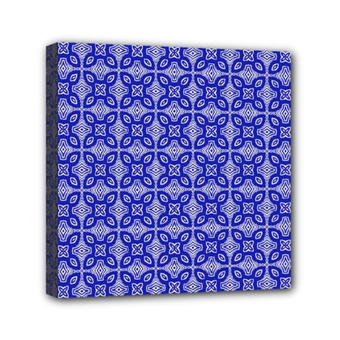 Cute Pretty Elegant Pattern Mini Canvas 6  X 6  (framed)