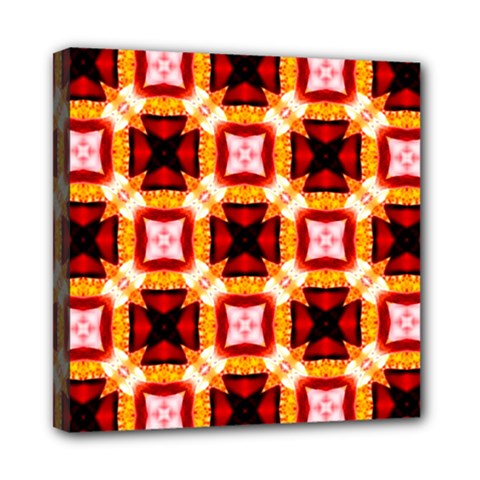 Cute Pretty Elegant Pattern Mini Canvas 8  X 8  (framed)