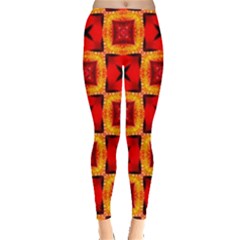 Cute Pretty Elegant Pattern Leggings  by GardenOfOphir