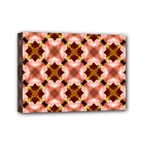 Cute Pretty Elegant Pattern Mini Canvas 7  X 5  (framed) by GardenOfOphir