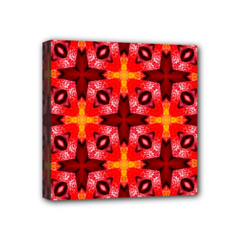 Cute Pretty Elegant Pattern Mini Canvas 4  X 4  (framed)