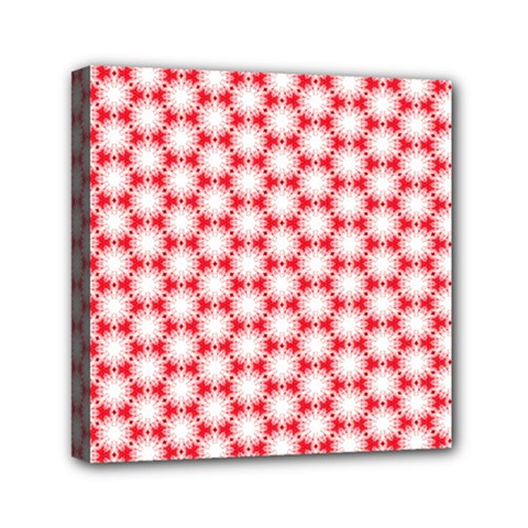 Cute Pretty Elegant Pattern Mini Canvas 6  X 6  (framed)