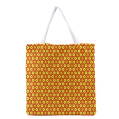 Cute Pretty Elegant Pattern Grocery Tote Bag by GardenOfOphir