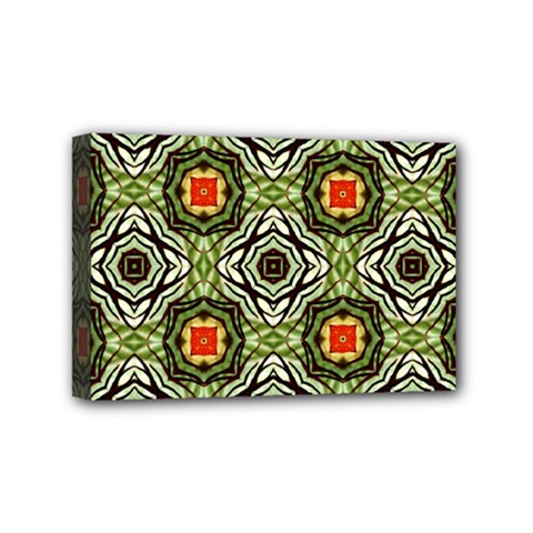 Cute Pretty Elegant Pattern Mini Canvas 6  X 4  (framed) by GardenOfOphir