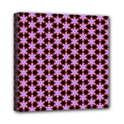 Cute Pretty Elegant Pattern Mini Canvas 8  X 8  (framed) by GardenOfOphir