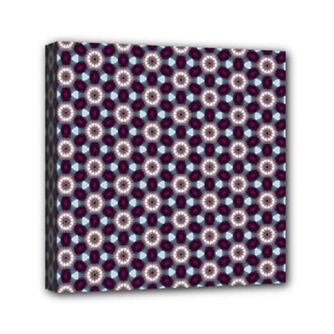 Cute Pretty Elegant Pattern Mini Canvas 6  X 6  (framed)