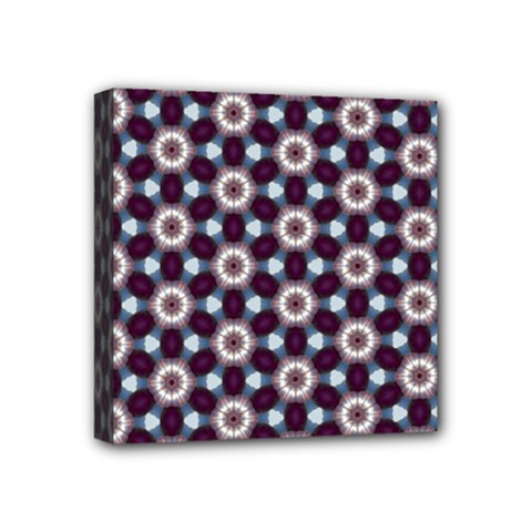 Cute Pretty Elegant Pattern Mini Canvas 4  X 4  (framed)