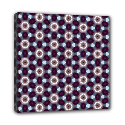 Cute Pretty Elegant Pattern Mini Canvas 8  X 8  (framed) by GardenOfOphir