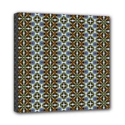 Cute Pretty Elegant Pattern Mini Canvas 8  X 8  (framed) by GardenOfOphir