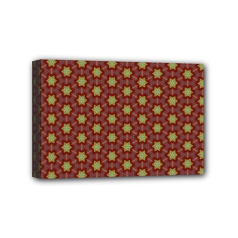 Cute Pretty Elegant Pattern Mini Canvas 6  X 4  (framed)