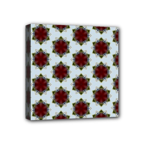 Cute Pretty Elegant Pattern Mini Canvas 4  X 4  (framed)