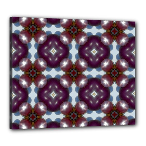 Cute Pretty Elegant Pattern Canvas 24  X 20  (framed)