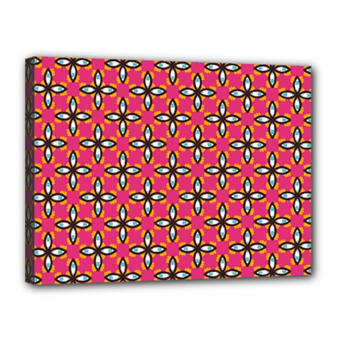 Cute Pretty Elegant Pattern Canvas 16  X 12  (framed)