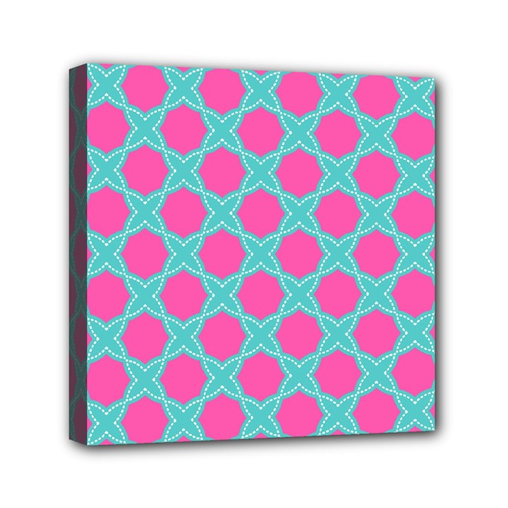 Cute Pretty Elegant Pattern Mini Canvas 6  x 6  (Framed)