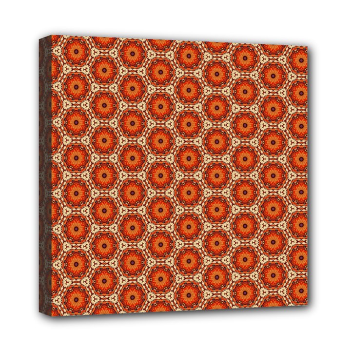 Cute Pretty Elegant Pattern Mini Canvas 8  x 8  (Framed)