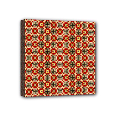 Cute Pretty Elegant Pattern Mini Canvas 4  X 4  (framed)