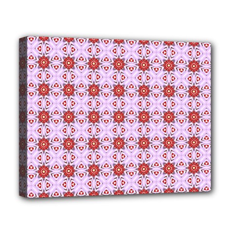 Cute Pretty Elegant Pattern Deluxe Canvas 20  X 16  (framed)