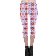 Cute Pretty Elegant Pattern Capri Leggings 