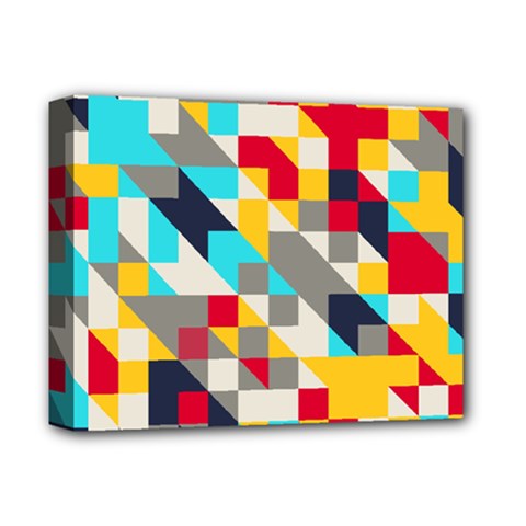 Colorful Shapes Deluxe Canvas 14  X 11  (stretched)