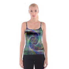 Psychedelic Spiral Spaghetti Strap Top by StuffOrSomething