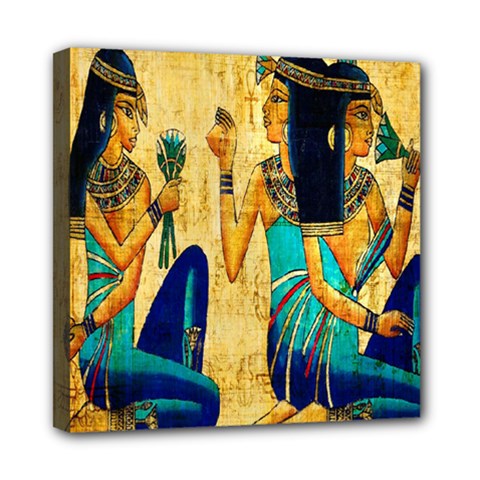 Egyptian Queens Mini Canvas 8  X 8  (framed)