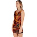 On Fire Print Bodycon Dress View2