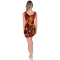 On Fire Print Bodycon Dress View4