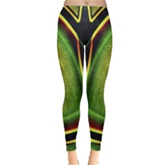 Multicolored Abstract Print Leggings  by dflcprintsclothing